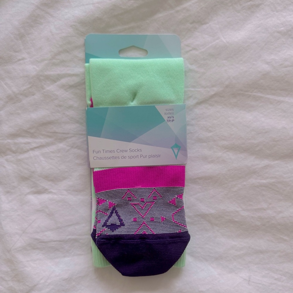 ivivva by lululemon Fun Times Crew Socks